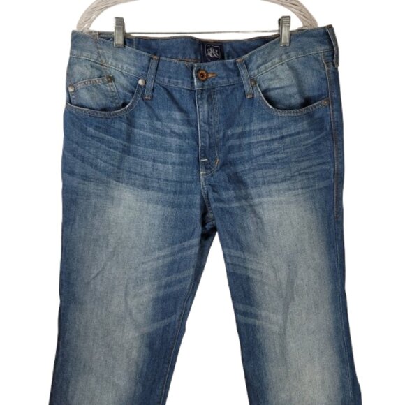 Rock & Republic Neil Straight Leg Jeans Size 36 Classic Blue Denim Mens Jeans - Picture 6 of 9